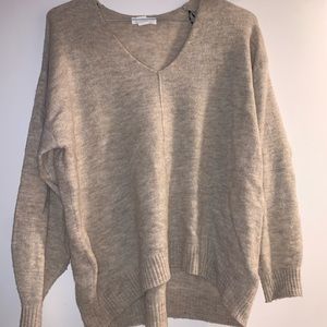 Tan sweater so amazing for layering and so cozy